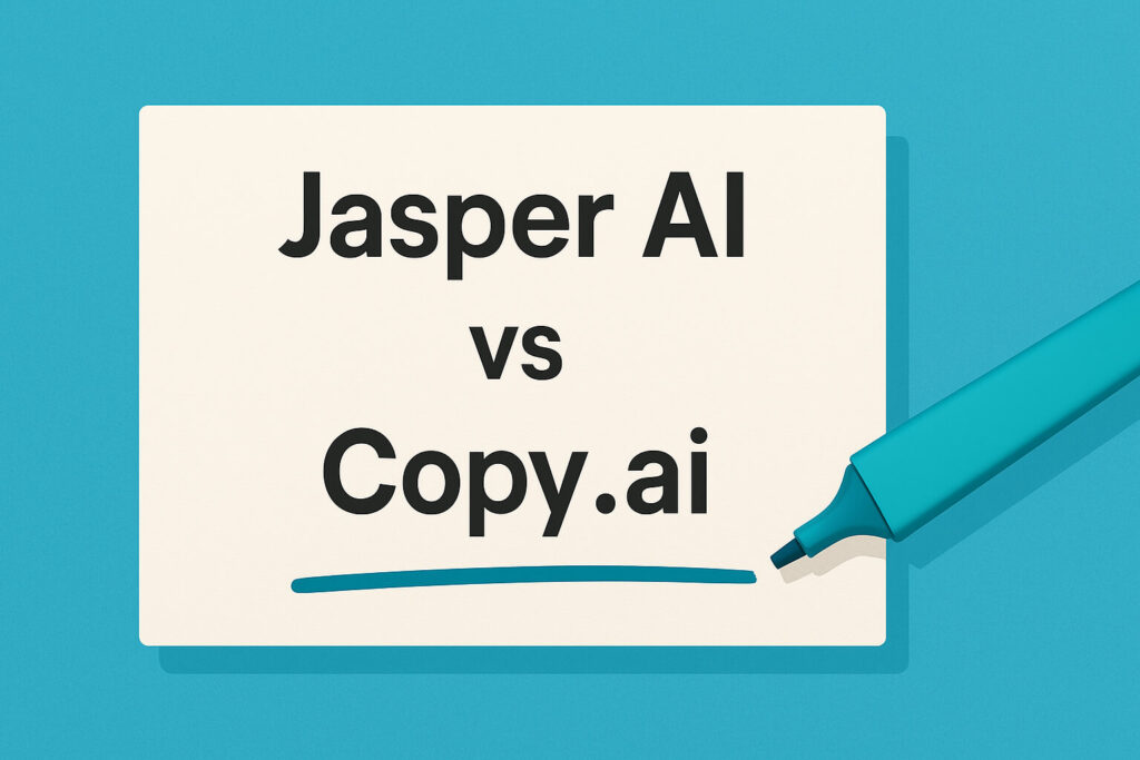 Comparatif Jasper AI vs Copy.ai en 2025,